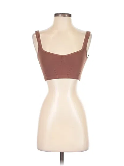 Pre-owned Intimately By Free People Tube Top Brown Strapless Neckline Tops