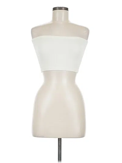 Pre-owned Intimately By Free People Tube Top Ivory Strapless Neckline Tops