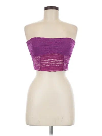 Pre-owned Intimately By Free People Tube Top Purple Strapless Neckline Tops