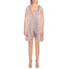 Intimately Free People Let It Happen Womens Lace Trim Short Mini Dress