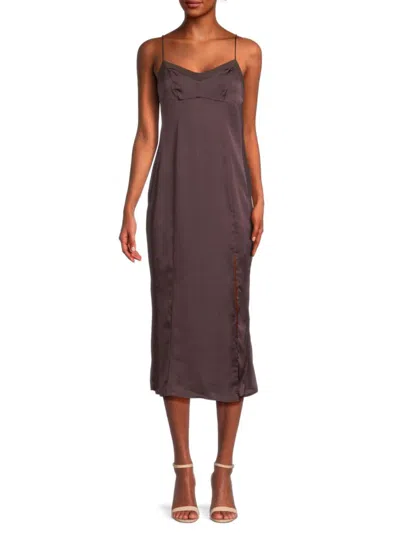 Intimately Free People Women's City Cool Slip Dress In Chocolate