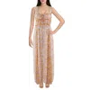 Intimately Free People Womens Floral Print Polyester Maxi Dress In Multi