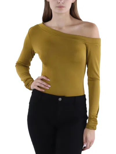 Intimately Free People Womens One Shoulder Casual Bodysuit In Multi