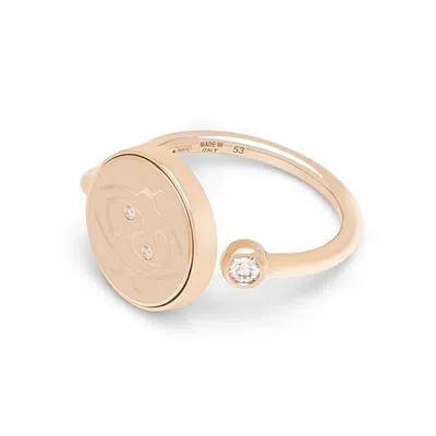 Intisars Me Oh Me New Nude Loving 18k Rose Gold Diamond Ring
