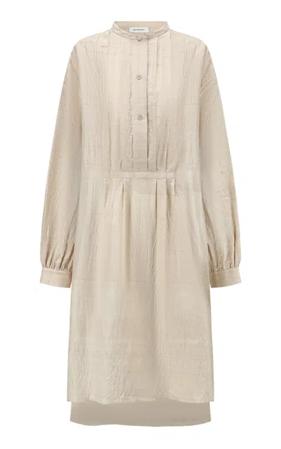 Into The East Dupioni Silk Top In White