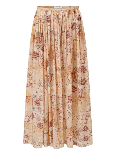 Into The East Floral-print Skirt