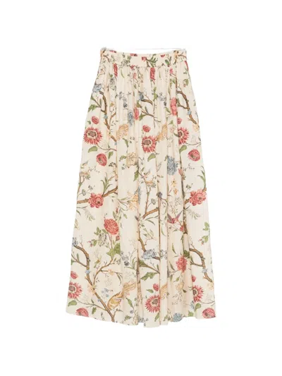 Into The East Morris Floral-print Pallazo Pants In Multi