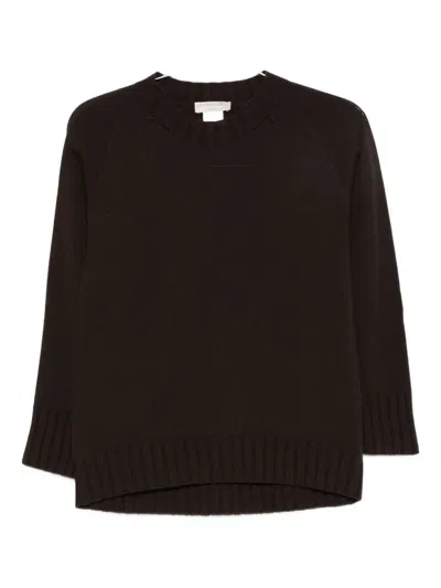 Intrecci Crew-neck Jumper In Black