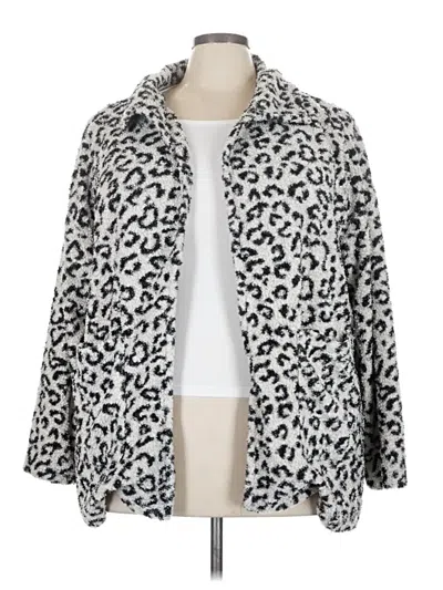 Pre-owned Intro Cardigan Sweater In Silver