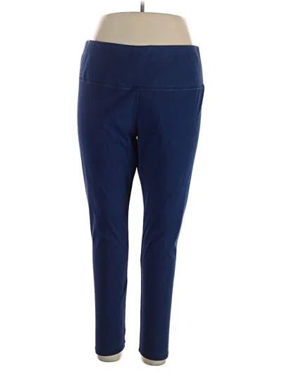 Pre-owned Intro Casual Pants In Blue