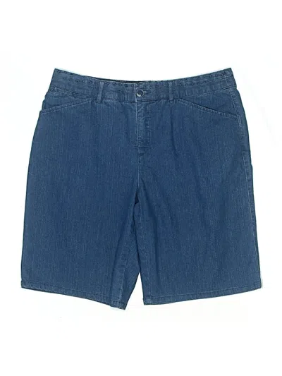 Pre-owned Intro Denim Shorts In Blue
