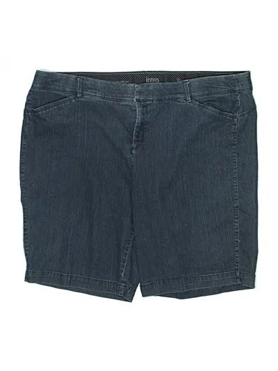 Pre-owned Intro Denim Shorts In Blue
