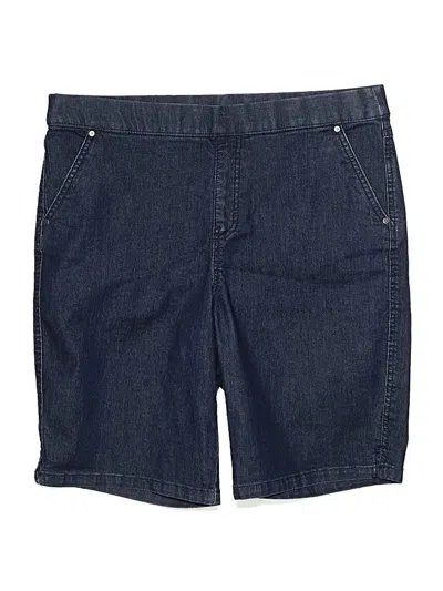 Pre-owned Intro Denim Shorts In Blue