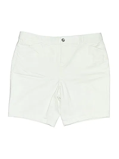 Pre-owned Intro Khaki Shorts In Ivory