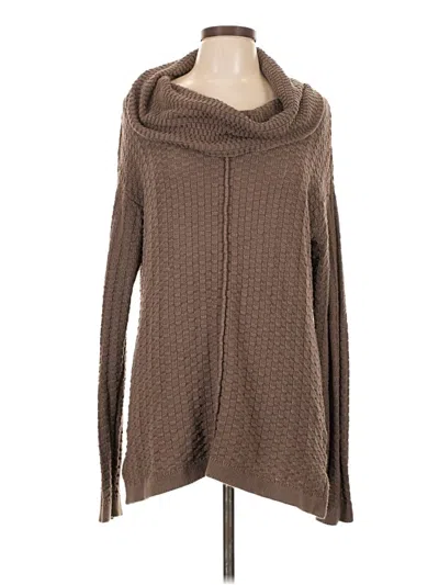 Pre-owned Intro Turtleneck Sweater In Brown