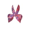 Introvertie Vienna Women's Pink / Purple Bari Neck Tie Bralette Pink Bloom In Pink/purple