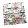Introvertie Vienna Women's White Silk Scarf - Azulejo Light In White
