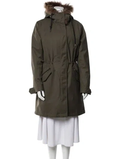 Pre-owned Intuition Paris Parka In Green