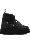 Inuikii 55mm Technical Platform Snow Boots In Black