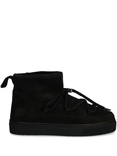 Inuikii Lace-fastening Ankle Boots In Black