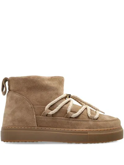 Inuikii Boots Leather Beige In Sand