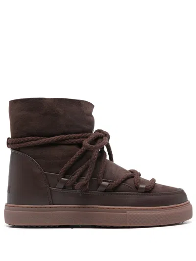 Inuikii Classic Sneaker Ankle Boots In Braun
