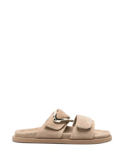 Inuikii Buckle Strap Sandals In Neutral