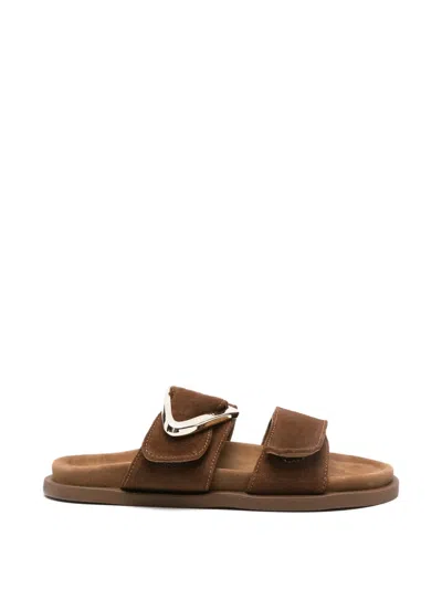 Inuikii Buckled Sandals In Brown