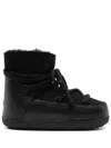 Inuikii Woman Ankle Boots Black Size 5 Leather In Black