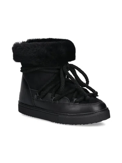 Inuikii Kids' Classic Lace-up Boots In Black