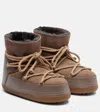 Inuikii Classic Leather And Suede Snow Boots In Gray
