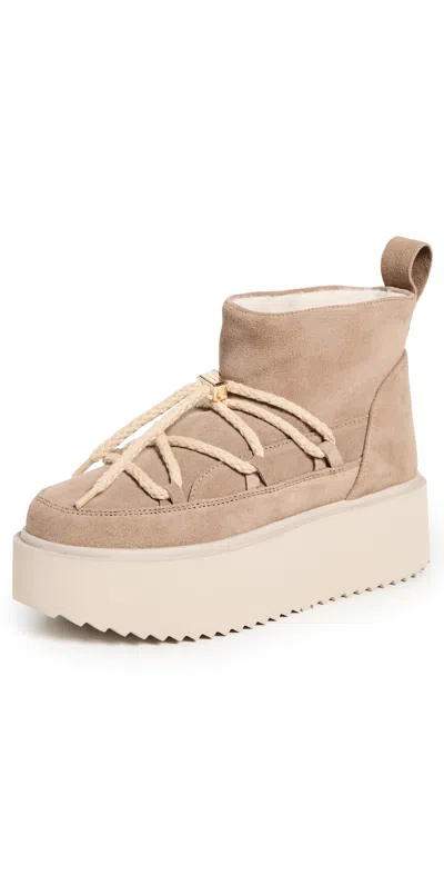 Inuikii Classic Low Platform Boot In Beige