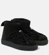 Inuikii Classic Low Suede Snow Boots In Black