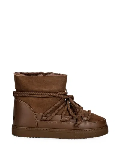 Inuikii Classic Rope-laces Ankle Boots In Brown
