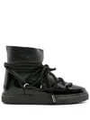 Inuikii Classic Sneaker Lambskin Boots In Black