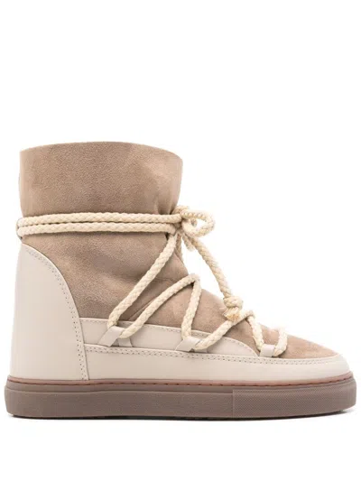 Inuikii Brown Shearling-trimmed Snow Boots