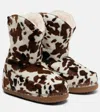 Inuikii Cowboy Calf Hair Snow Boots In Multi