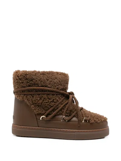 Inuikii Curly Ankle Boots In Brown