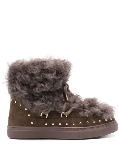 Inuikii Curly Boots In Brown