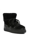 Inuikii Curly Lace-up Boots In Black