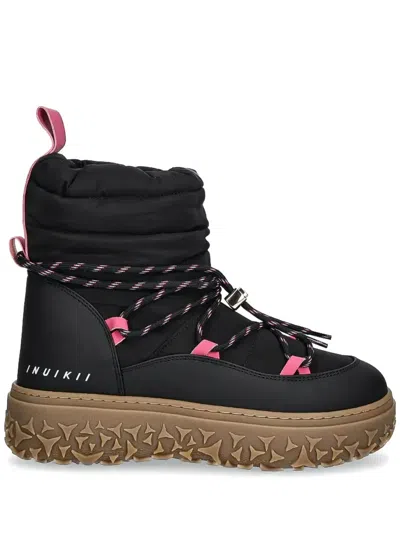 Inuikii Drawstring Ankle-length Boots In Black