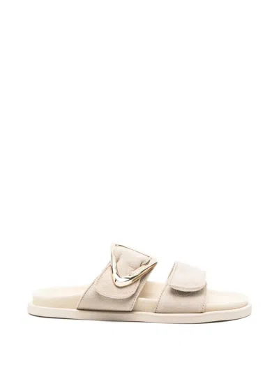 Inuikii Dreamer Buckle Slippers In Neutral