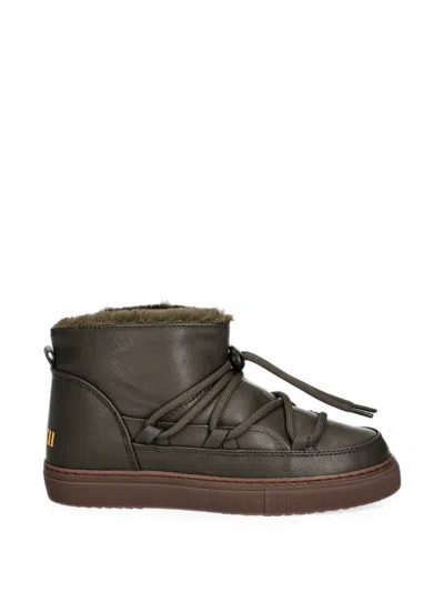 Inuikii Grape Lace-up Ankle Boots In Green