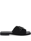 Inuikii Knitted Embellished Flat Sandals In Multi