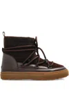 Inuikii Lace-up Boots In Brown