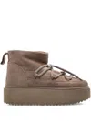 Inuikii Lace-up Platform Boots In Brown