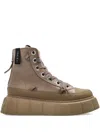 Inuikii Lace-up Platform Boots In Brown