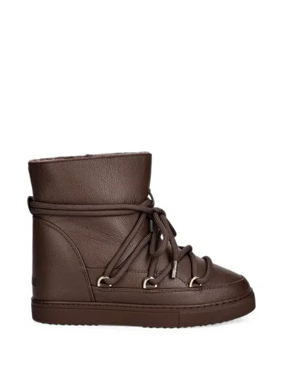 Inuikii Lace-up Ankle Boots In Brown