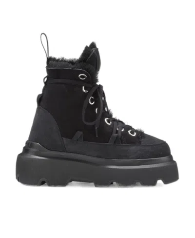 Inuikii Lacing Short Boots In Black