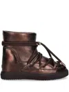 Inuikii Leather Ankle Boots In Brown